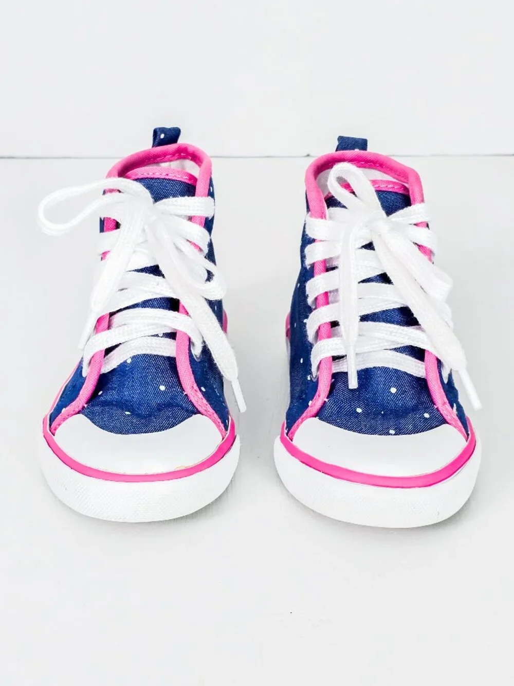 Gymboree 2017 Everyday Basics Toddler Girls High Top Sneakers Size 6 Shoes